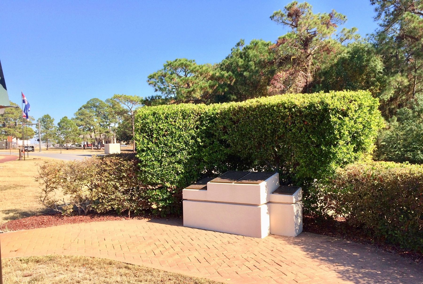 Montagnard Memorial (on the far right of four markers). Click for full size. Montagnard Memorial (on the far right of four markers) image. Click for full size.