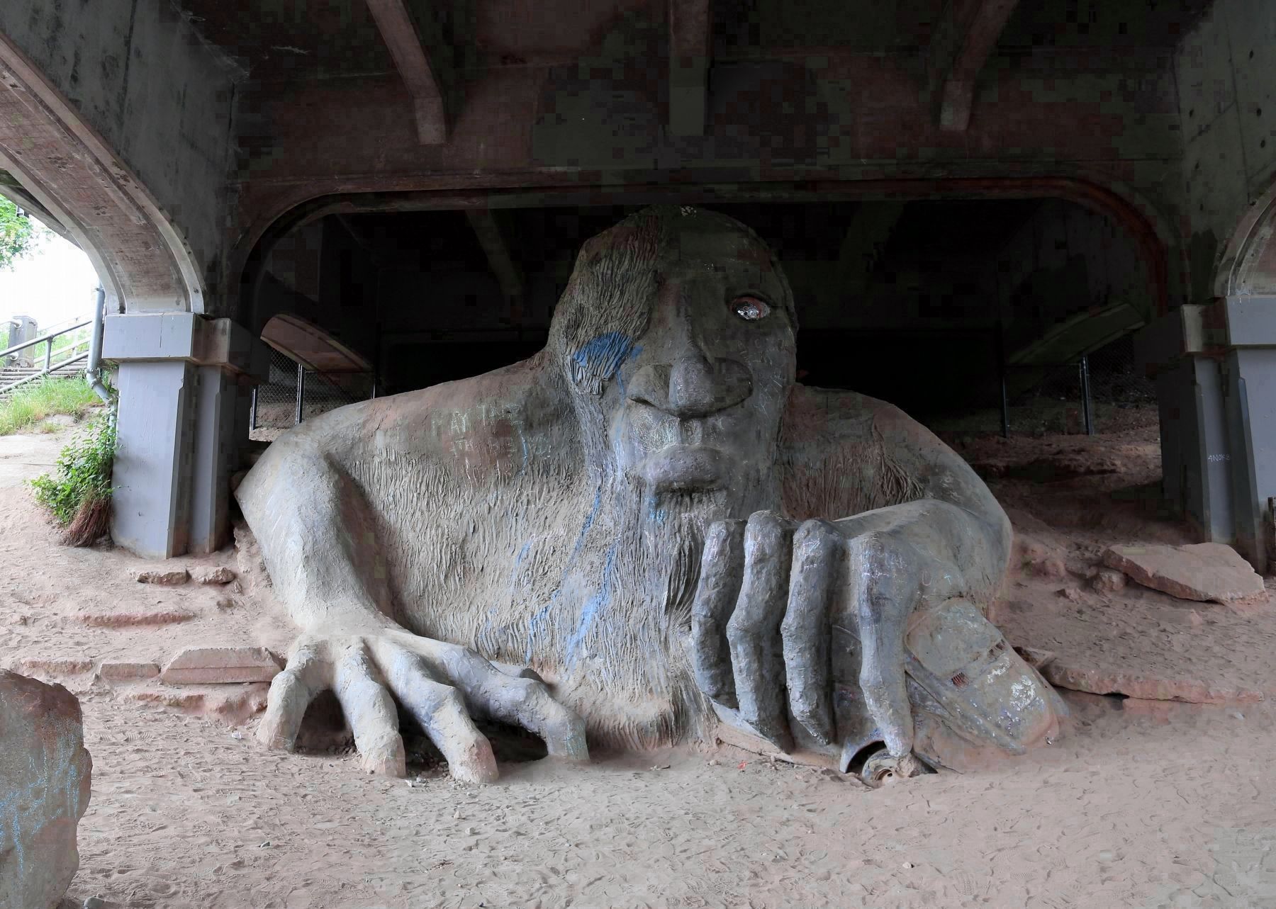 The Fremont Troll image. Click for full size.