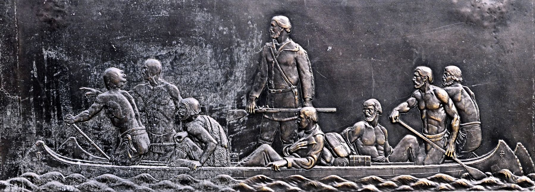 Louis Jolliet & P่re Jacques Marquette. Click for full size. Louis Jolliet & P่re Jacques Marquette image. Click for full size.