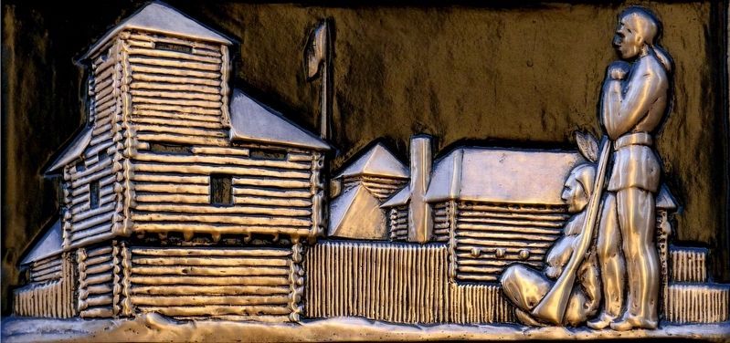 Old Fort Dearborn. Click for full size. Old Fort Dearborn image. Click for full size.