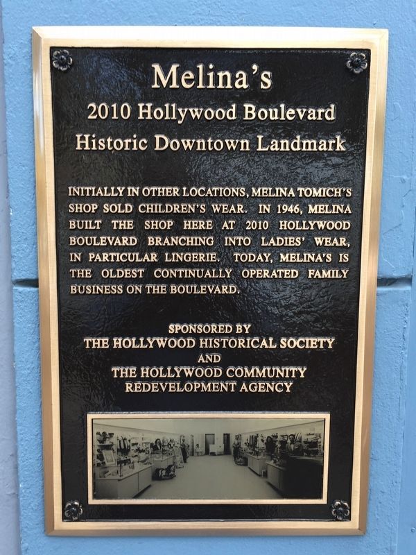 Melina's Marker. Click for full size. Melina's Marker image. Click for full size.