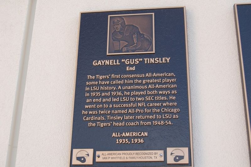 Gaynell "Gus" Tinsley Marker image. Click for full size.