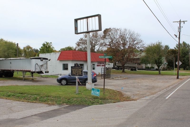 Site of Western Eagle Marker. Click for full size. Site of Western Eagle Marker image. Click for full size.