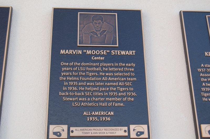 Marvin "Moose" Stewart Marker image. Click for full size.