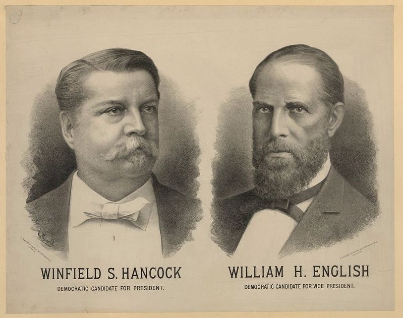 Hancock & English 1880 Presidential Poster image. Click for full size.