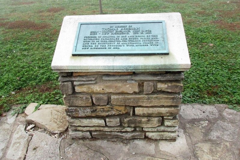 Thomas Ashburn Marker. Click for full size. Thomas Ashburn Marker image. Click for full size.