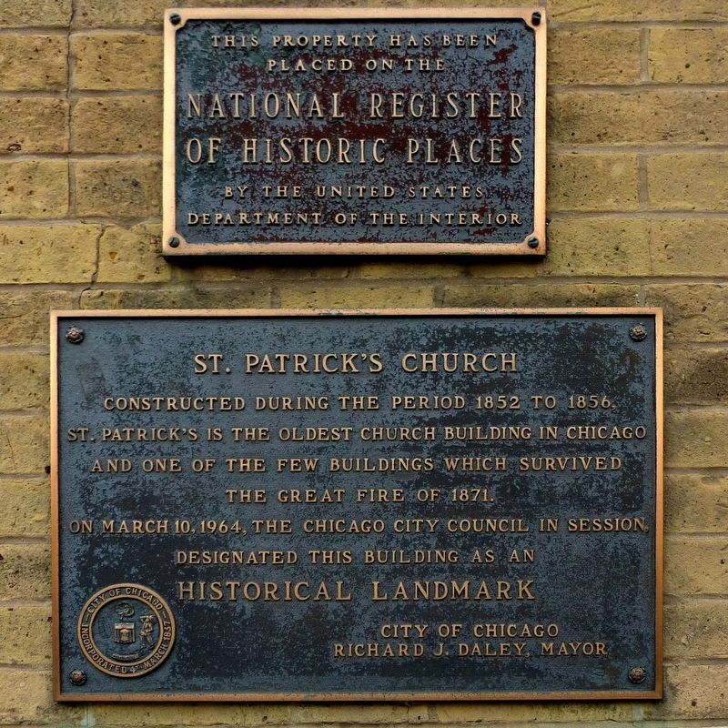 St. Patrick's Church Marker. Click for full size. St. Patrick's Church Marker image. Click for full size.