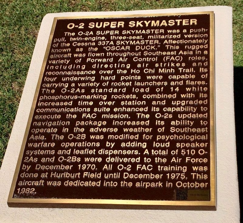 O-2 Super Skymaster Marker image. Click for full size.