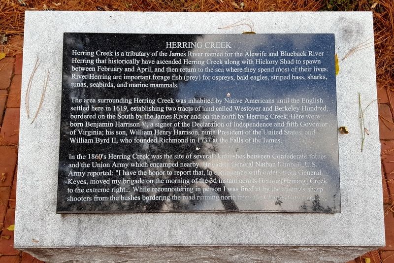 Herring Creek Marker. Click for full size. Herring Creek Marker image. Click for full size.