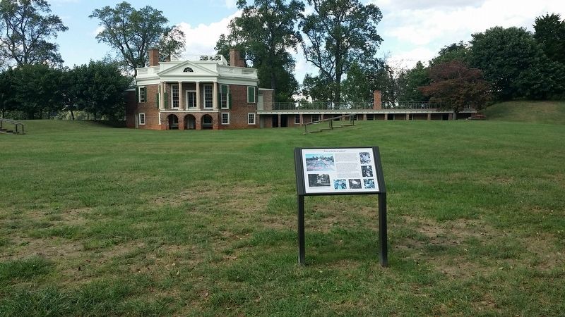 Why is the lawn sunken? Marker image. Click for full size.