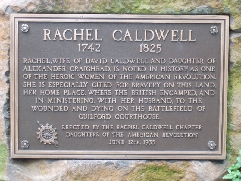 Rachel Caldwell Marker image. Click for full size.