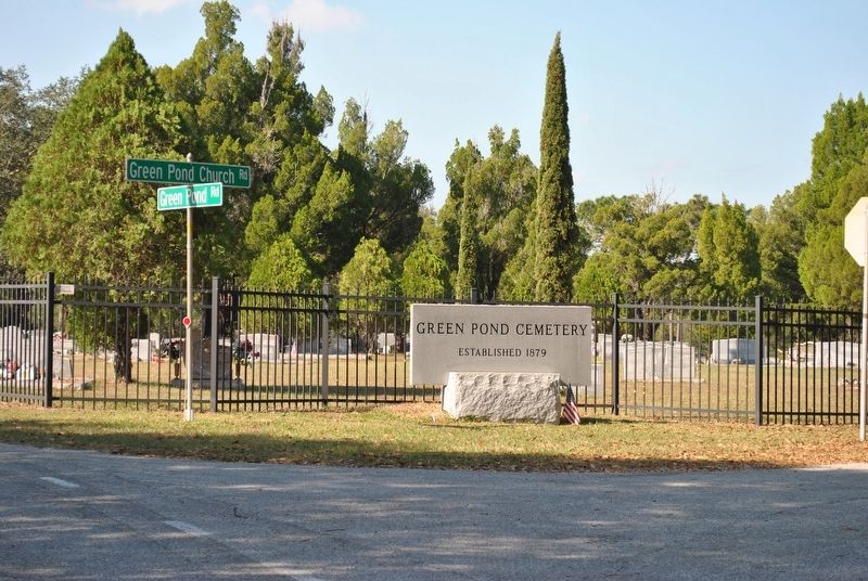 Green Pond Baptist Church And Cemetery image. Click for full size.