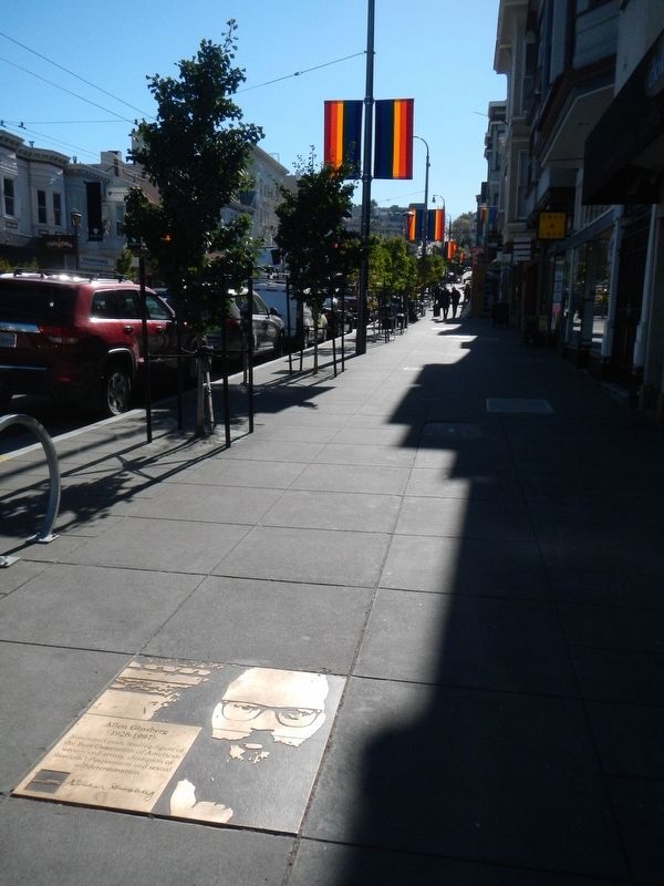 Allen Ginsberg Marker. Click for full size. Allen Ginsberg Marker image. Click for full size.