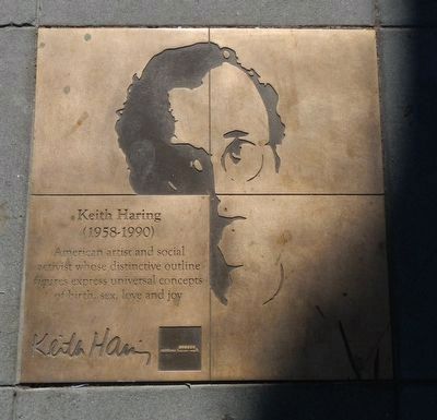 Keith Haring Marker. Click for full size. Keith Haring Marker image. Click for full size.
