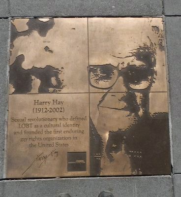 Harry Hay Marker image. Click for full size.