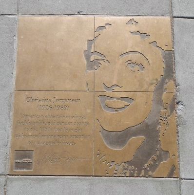 Christine Jorgensen Marker image. Click for full size.