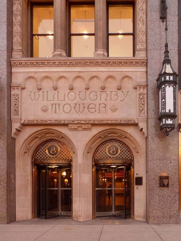 The Sisters of Mercy Marker<br>Willoughby Tower image. Click for full size.