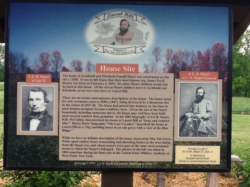 House Site Marker. Click for full size. House Site Marker image. Click for full size.