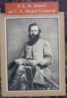 J.E.B. Stuart as C.S. Major General image. Click for full size.