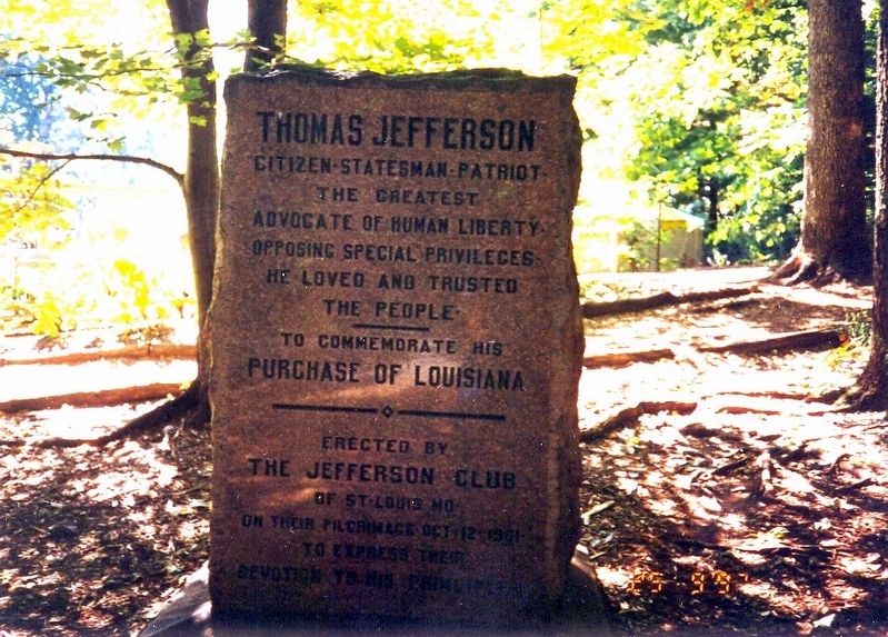 Thomas Jefferson Marker image. Click for full size.