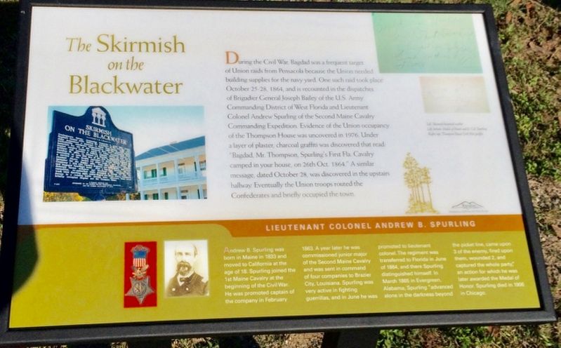 The Skirmish on the Blackwater Marker image. Click for full size.