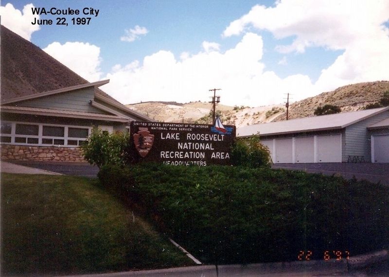 Lake Rooselvelt National Recreation Area Headquarters. Click for full size. Lake Rooselvelt National Recreation Area Headquarters image. Click for full size.