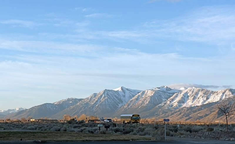 Carson Valley and the Sierra Nevada. Click for full size. Carson Valley and the Sierra Nevada image. Click for full size.