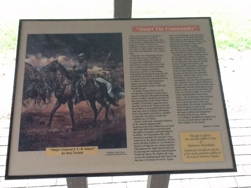 "Stuart the Commander" Marker. Click for full size. "Stuart the Commander" Marker image. Click for full size.