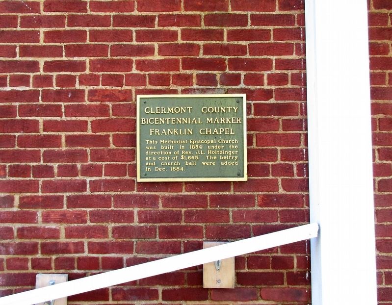 Franklin Chapel Marker image. Click for full size.