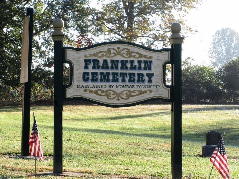 Franklin Chapel Marker. Click for full size. Franklin Chapel Marker image. Click for full size.