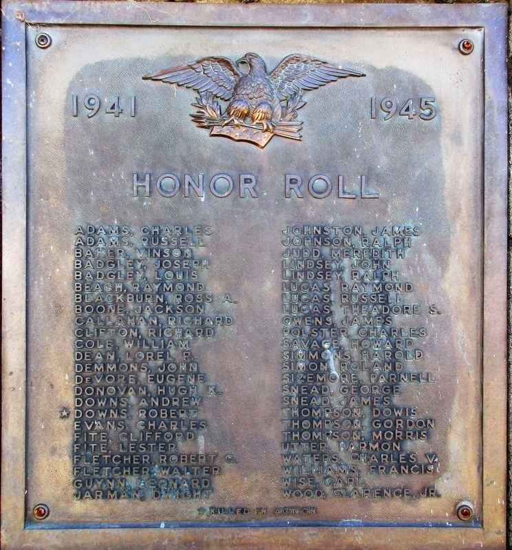 Neville Veterans Memorial Marker image. Click for full size.