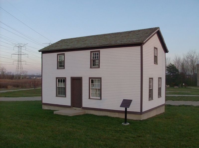 Canton Pioneer Home and Marker. Click for full size. Canton Pioneer Home and Marker image. Click for full size.