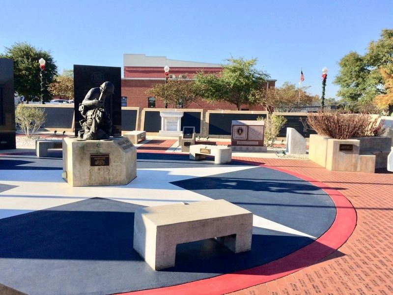 Combat Wounded Veterans Memorial. Click for full size. Combat Wounded Veterans Memorial image. Click for full size.