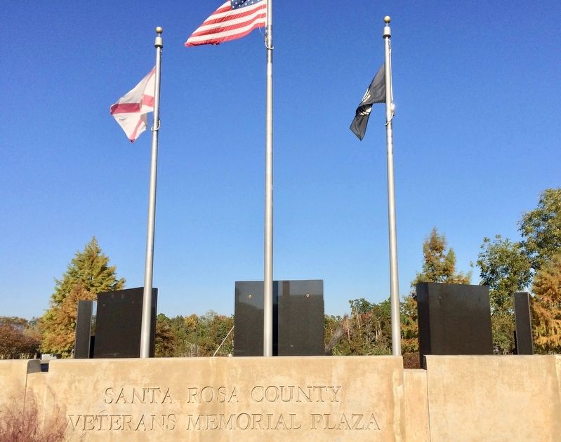 Santa Rosa County Veterans Memorial Plaza image. Click for full size.