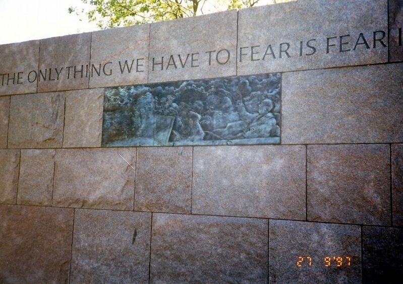 Franklin Delano Roosevelt Memorial. Click for full size. Franklin Delano Roosevelt Memorial image. Click for full size.