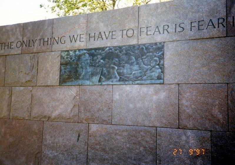 Franklin Delano Roosevelt Memorial image. Click for full size.