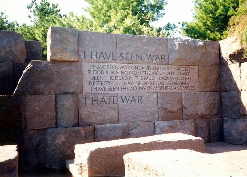 Franklin Delano Roosevelt Memorial. Click for full size. Franklin Delano Roosevelt Memorial image. Click for full size.