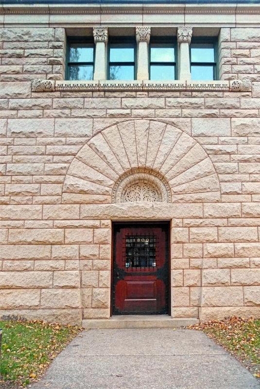 John J. Glessner House Romanesque Door image. Click for full size.