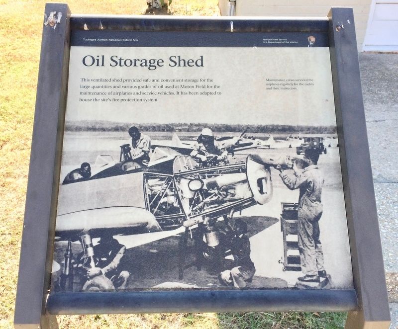 Oil Storage Shed Marker. Click for full size. Oil Storage Shed Marker image. Click for full size.