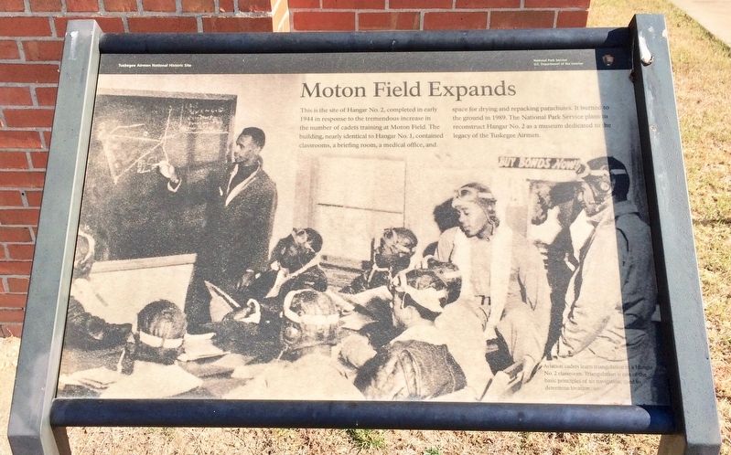Moton Field Expands Marker image. Click for full size.