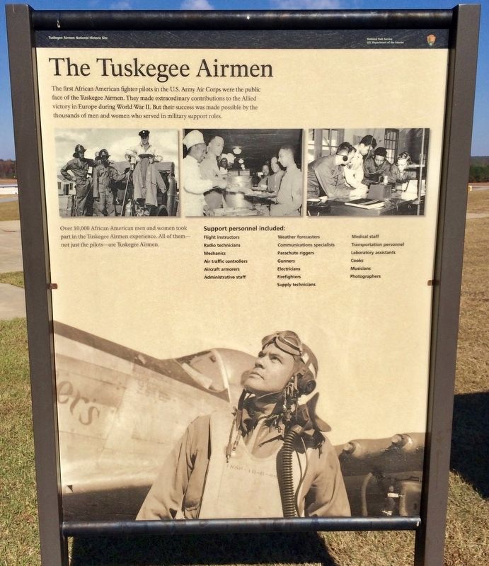 The Tuskegee Airmen Marker image. Click for full size.