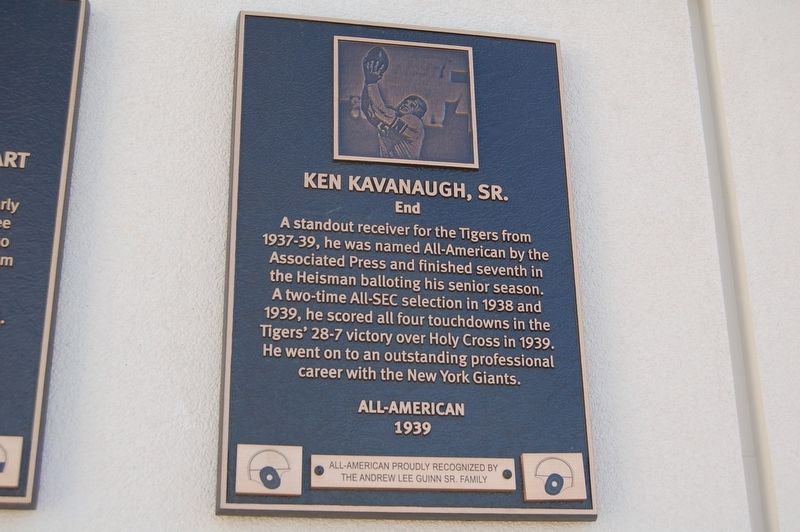Ken Kavanaugh, Sr. Marker image. Click for full size.