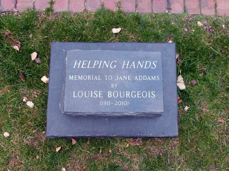 Helping Hands Memorial to Jane Addams<br>by Louise Bourgeois<br>(1911-2010) image. Click for full size.