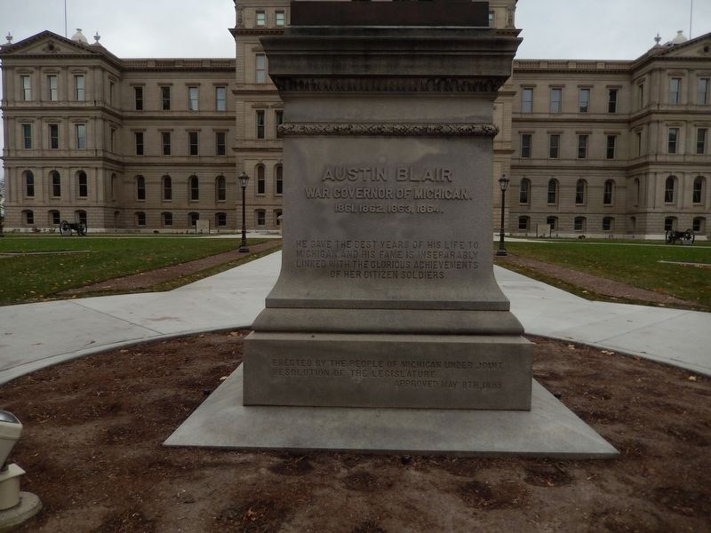 Austin Blair Marker. Click for full size. Austin Blair Marker image. Click for full size.