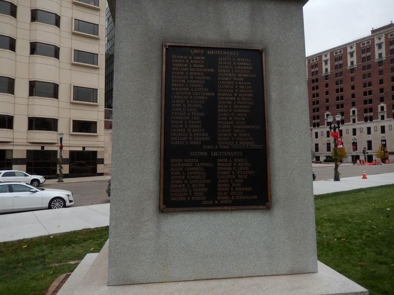 First Regiment Michigan Engineers Marker. Click for full size. First Regiment Michigan Engineers Marker image. Click for full size.