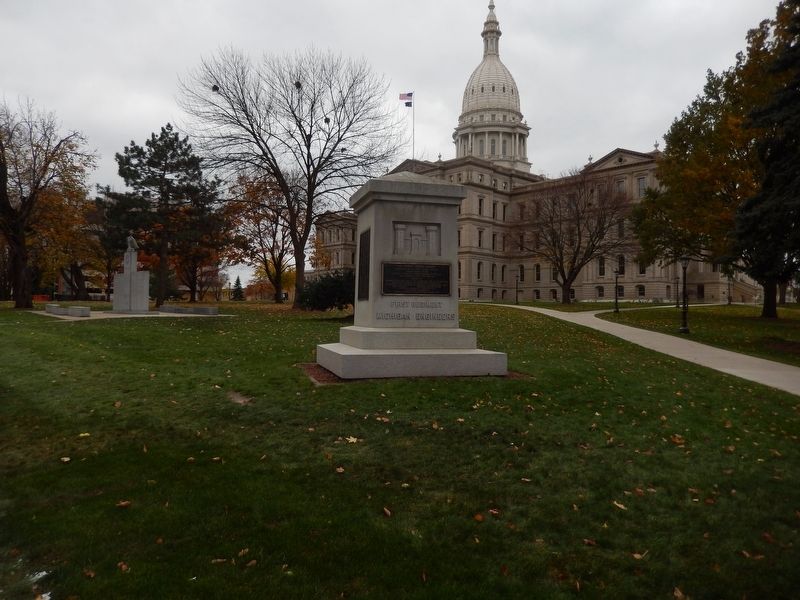 First Regiment Michigan Engineers Memorial. Click for full size. First Regiment Michigan Engineers Memorial image. Click for full size.