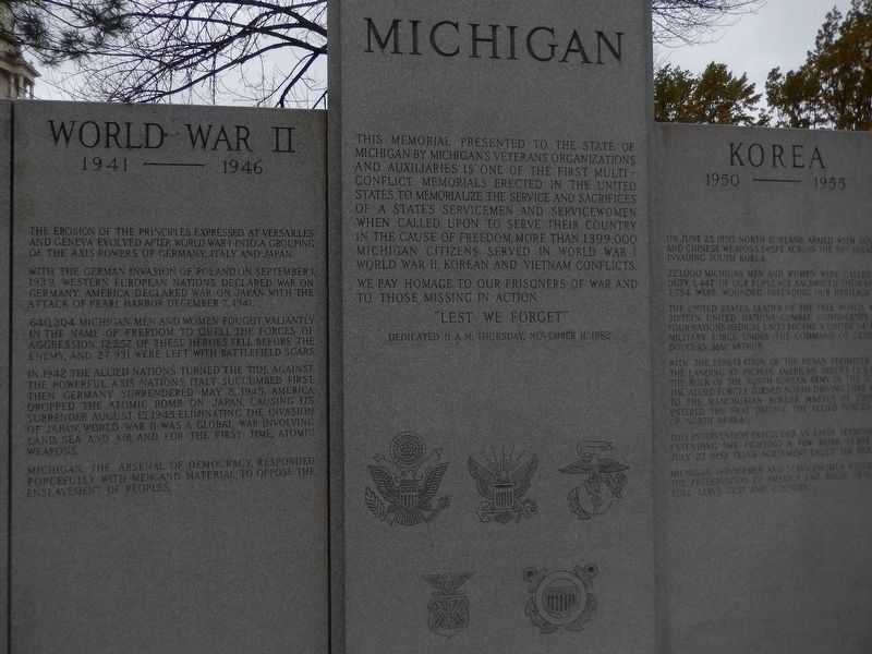Michigan Marker. Click for full size. Michigan Marker image. Click for full size.