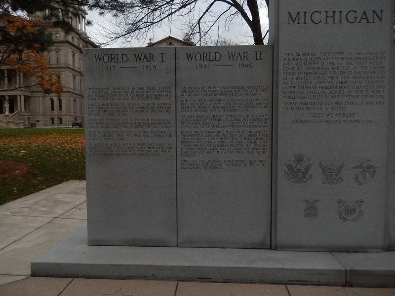 Michigan Marker. Click for full size. Michigan Marker image. Click for full size.