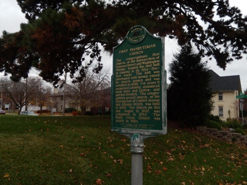 First Presbyterian Church Marker. Click for full size. First Presbyterian Church Marker image. Click for full size.