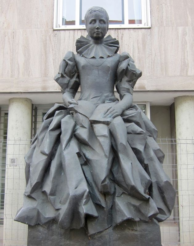 Olympia Fulvia Morata Statue image. Click for full size.